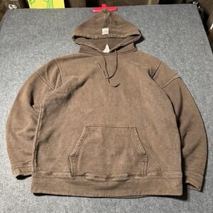 Marcel Hemp Mens Pullover Hoodie Small S Hemp Cotton Blend Heavyweight Casual